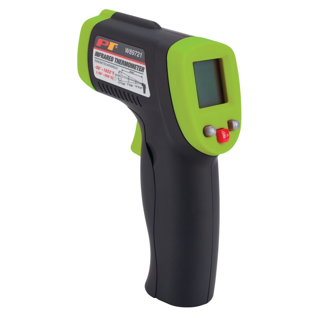 Performance Tool Thermometer, Use to Measure Heater Vents/ Air Conditioners/ Engines/ Mufflers/ Tires/ Brakes/ Leaks Around Windows or Doors – W89721