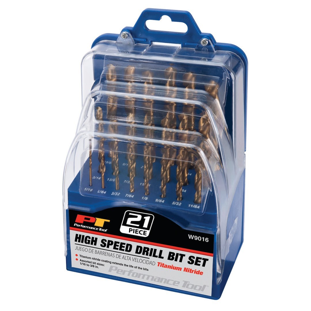 Performance Tool Drill Bit, For Use with Metal/ Plastic/ Wood – W9016