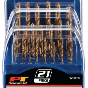 Performance Tool Drill Bit, For Use with Metal/ Plastic/ Wood – W9016