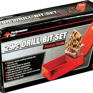 Performance Tool Drill Bit, For Use with Metal/ Plastic/ Wood – W9017