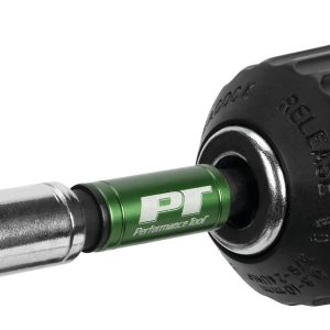 Performance Tool Drill Bit Socket Set, 1/4 Inch/ 3/8 Inch/ 1/2 Inch Drive, 2-1/2 Inch Length, Black Phosphate, Cr-V Construction, Set of 3 – W9035
