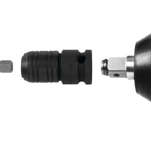 Performance Tool Socket Adapter, 3/8 Inch Female X 1/4 Inch Male, Chrome Molybdenum Steel, Single – W9039