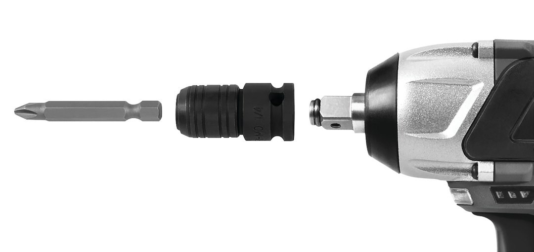 Performance Tool Socket Adapter, 3/8 Inch Female X 1/4 Inch Male, Chrome Molybdenum Steel, Single – W9039