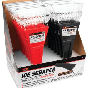 Performance Tool Ice Scraper/ Snow Brush, 4-1/4 Inch Width, 9-1/2 Inch Length, Single – W9197