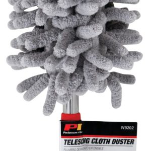 Performance Tool Car Duster, 11 Inch to 30 Inch Extended Length, 5-1/2 Inch Fabric, With Telescoping Cushion Grip Handle – W9202