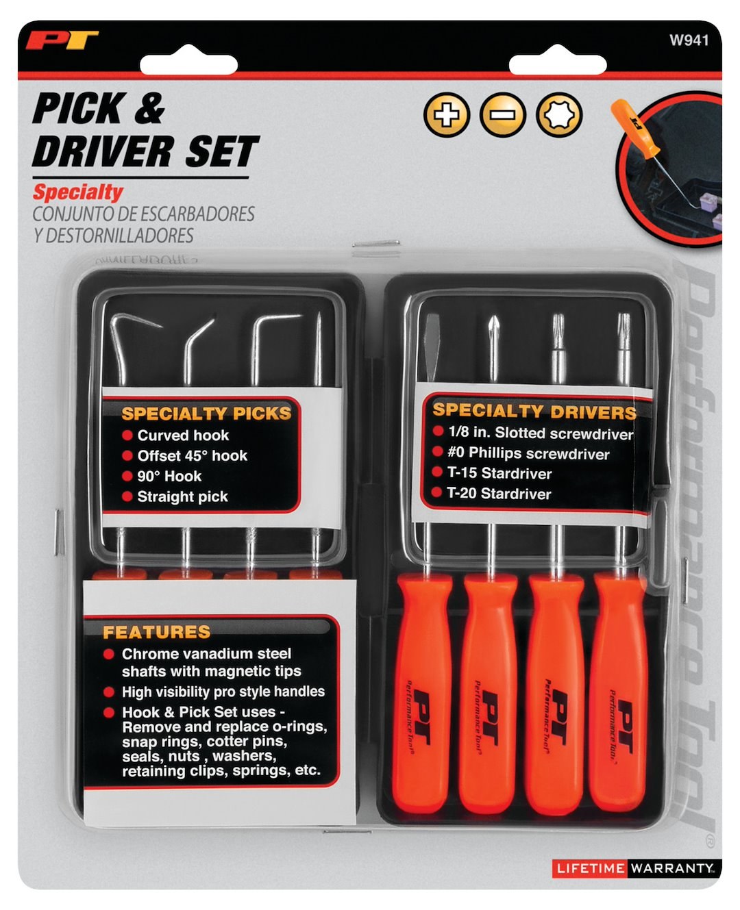 Performance Tool Hook and Pick Tool Set – W941