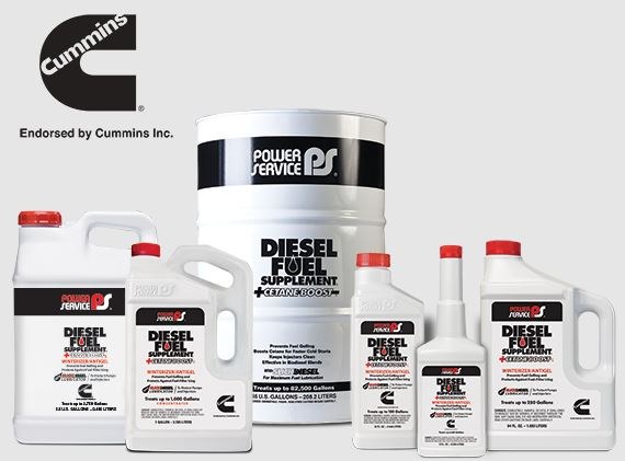 Powerservice Fuel Anti-Gel, Diesel Fuel Supplement ®+cetane Boost ® – 1012