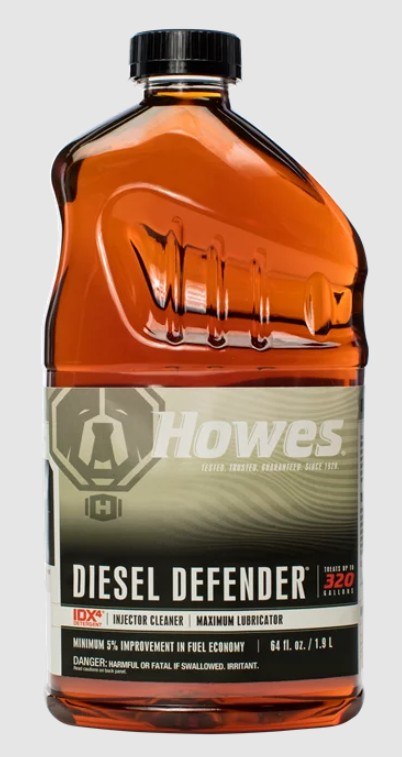Powerservice Fuel Additive, Howes® Diesel Defender®, Fuel System Cleaner, For Diesel, 320 Gallons, 64 Ounce, Single – 103020