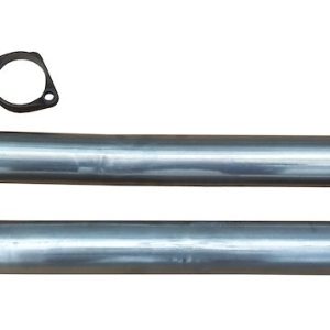 Pypes Exhaus Turbocharger Down Pipe, 2-1/2 Inch Diameter, 409 Stainless Steel, Single 2 Bolt Flange and Single 3 Bolt Flange Inlet – DGA20S23