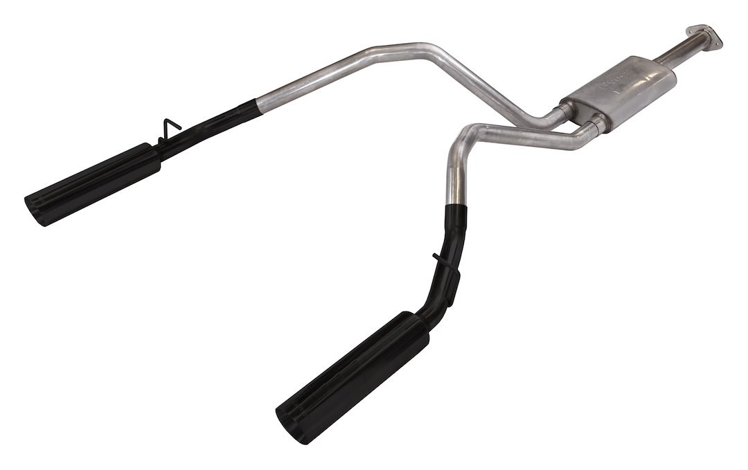 Pypes Exhaus Exhaust System Kit, Pype Bomb Series Cat-Back System, 409 Stainless Steel, With Violator Mufflers – SDT23VB