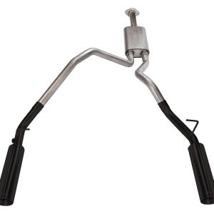Pypes Exhaus Exhaust System Kit, Pype Bomb Series Cat-Back System, 409 Stainless Steel, With Violator Mufflers – SDT23VB