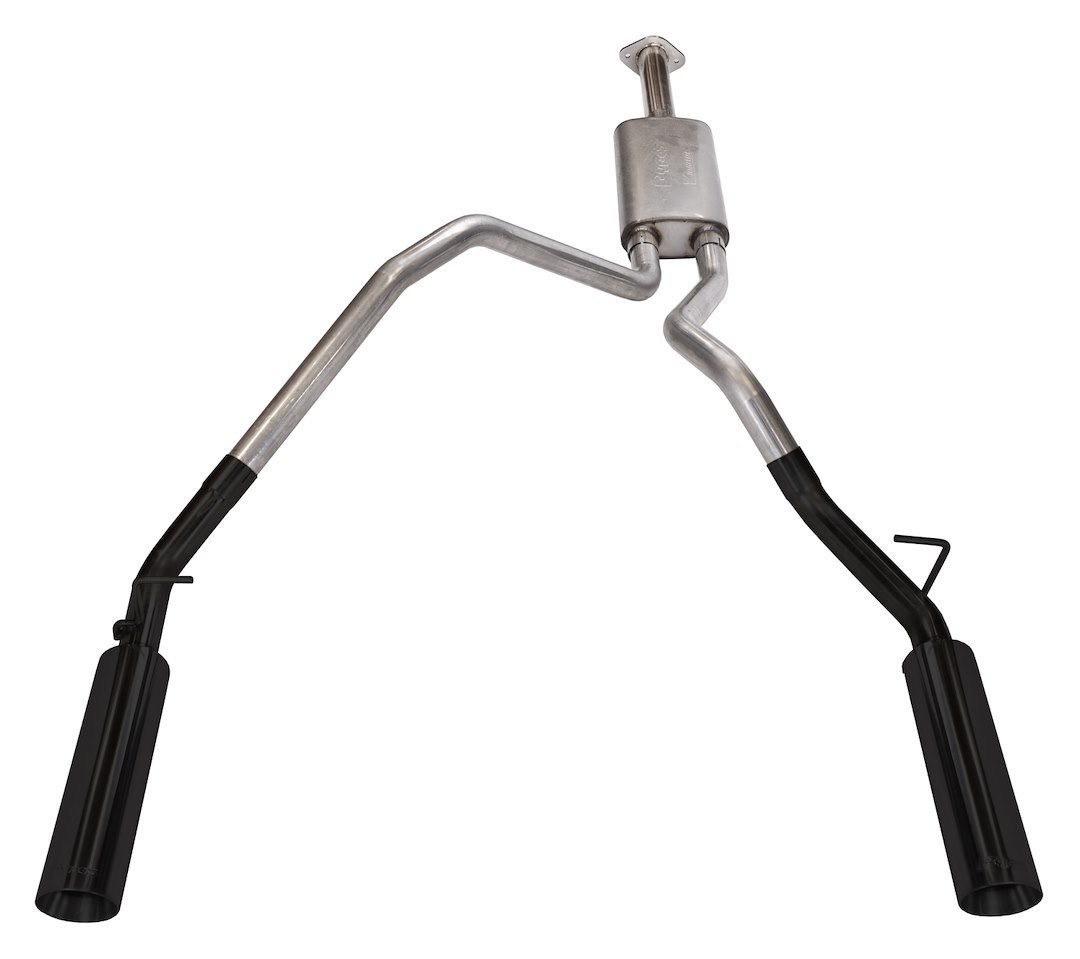 Pypes Exhaus Exhaust System Kit, Pype Bomb Series Cat-Back System, 409 Stainless Steel, With Violator Mufflers – SDT23VB
