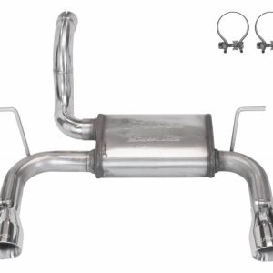 Pypes Exhaus Exhaust System Kit, Exhaust System Kit Axle Back System, 409 Stainless Steel, With Chambered Street Pro Muffler – SJJ24S