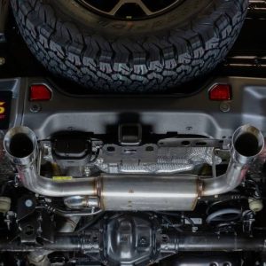 Pypes Exhaus Exhaust System Kit, Exhaust System Kit Axle Back System, 409 Stainless Steel, With Chambered Street Pro Muffler – SJJ24S