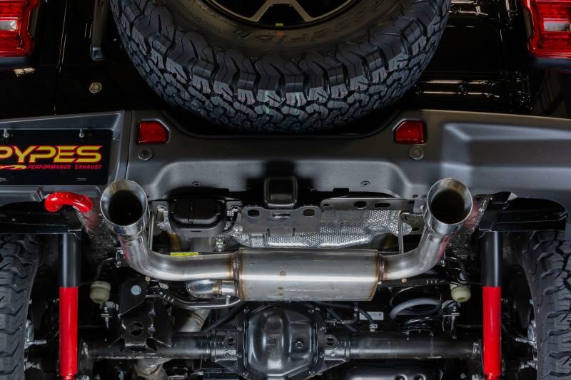 Pypes Exhaus Exhaust System Kit, Exhaust System Kit Axle Back System, 409 Stainless Steel, With Chambered Street Pro Muffler – SJJ24S