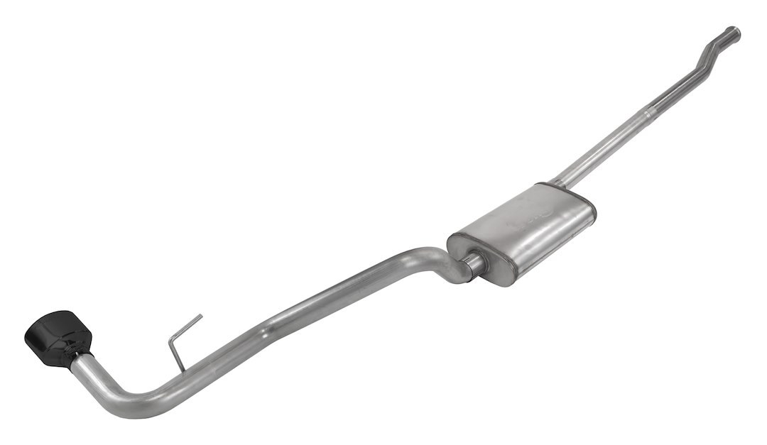 Pypes Exhaus Exhaust System Kit, Exhaust System Kit Cat Back System, 409 Stainless Steel, With Street Pro Muffler, 2-1/2 Inch Pipe Diameter – SJJ50SB