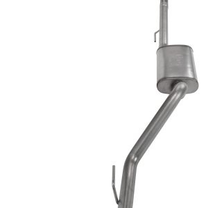 Pypes Exhaus Exhaust System Kit, Exhaust System Kit Cat Back System, 409 Stainless Steel, With Street Pro Muffler, 2-1/2 Inch Pipe Diameter – SJJ50SB
