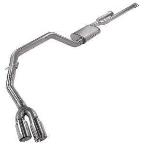 Pypes Exhaus Exhaust System Kit, Exhaust System Kit Cat Back System, 409 Stainless Steel, With Race Pro Muffler, 3 Inch Pipe Diameter – STT10R