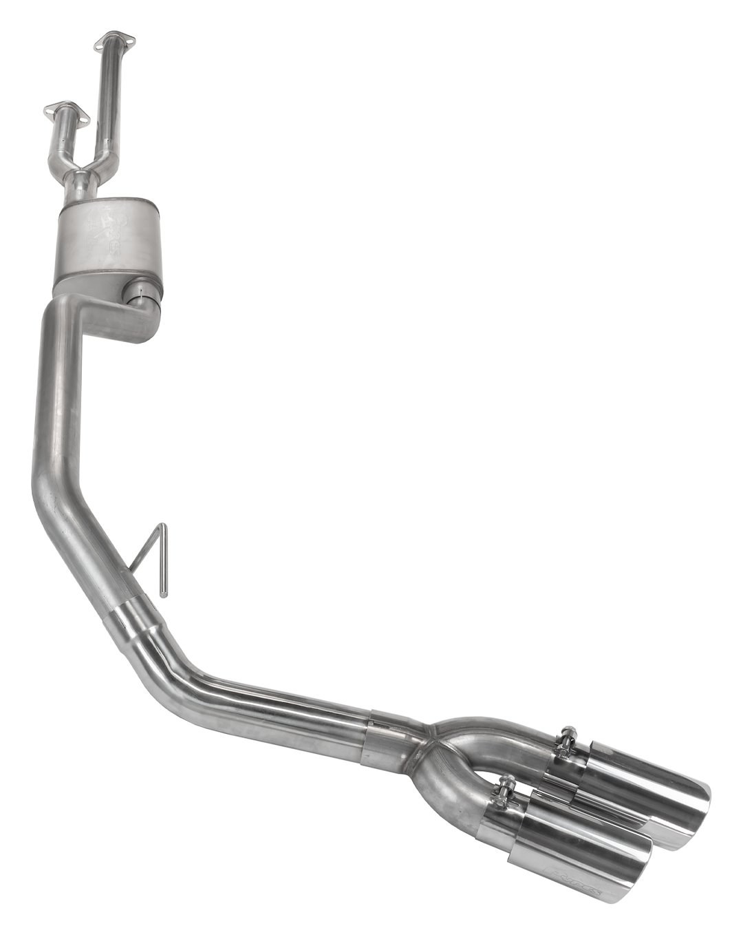 Pypes Exhaus Exhaust System Kit, Exhaust System Kit Cat Back System, 409 Stainless Steel, With Race Pro Muffler, 3 Inch Pipe Diameter – STT10R