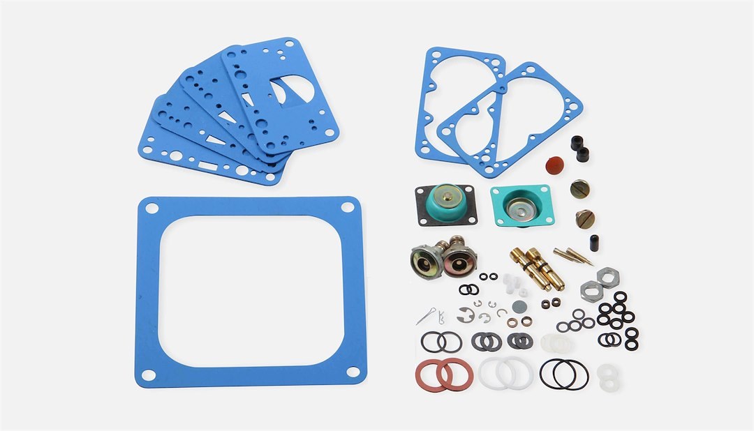 Quick Fuel Carburetor Rebuild Kit, For Use with Large Flange Racing Carburetors/ Replaces Barry Grant 190005, Non-Stick Gaskets – 3-203QFT