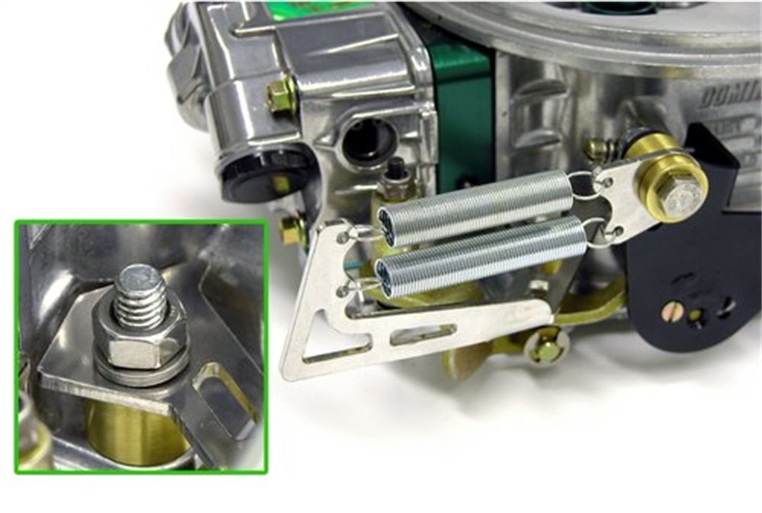 Quick Fuel Carburetor Throttle Return Spring, For Use with 4500HP Carburetors, With Brackets – 49-1QFT