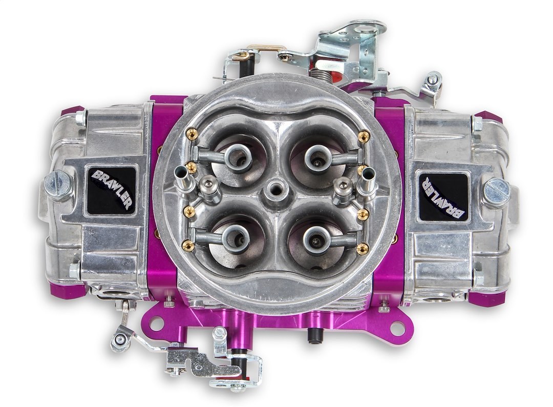 Quick Fuel Carburetor, Brawler, 4 Barrel, 750 Cubic Feet Per Minute/ Downleg Boosters/ Drag Race Use, 4150 Flange, Without Choke – BR-67200