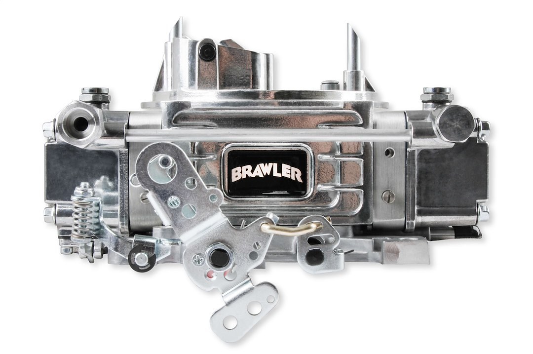 Quick Fuel Carburetor, Brawler, 4 Barrel, 650 Cubic Feet Per Minute, Electric Choke, Mechanical Secondaries, Gasoline, Shiny Finish – BR-67276