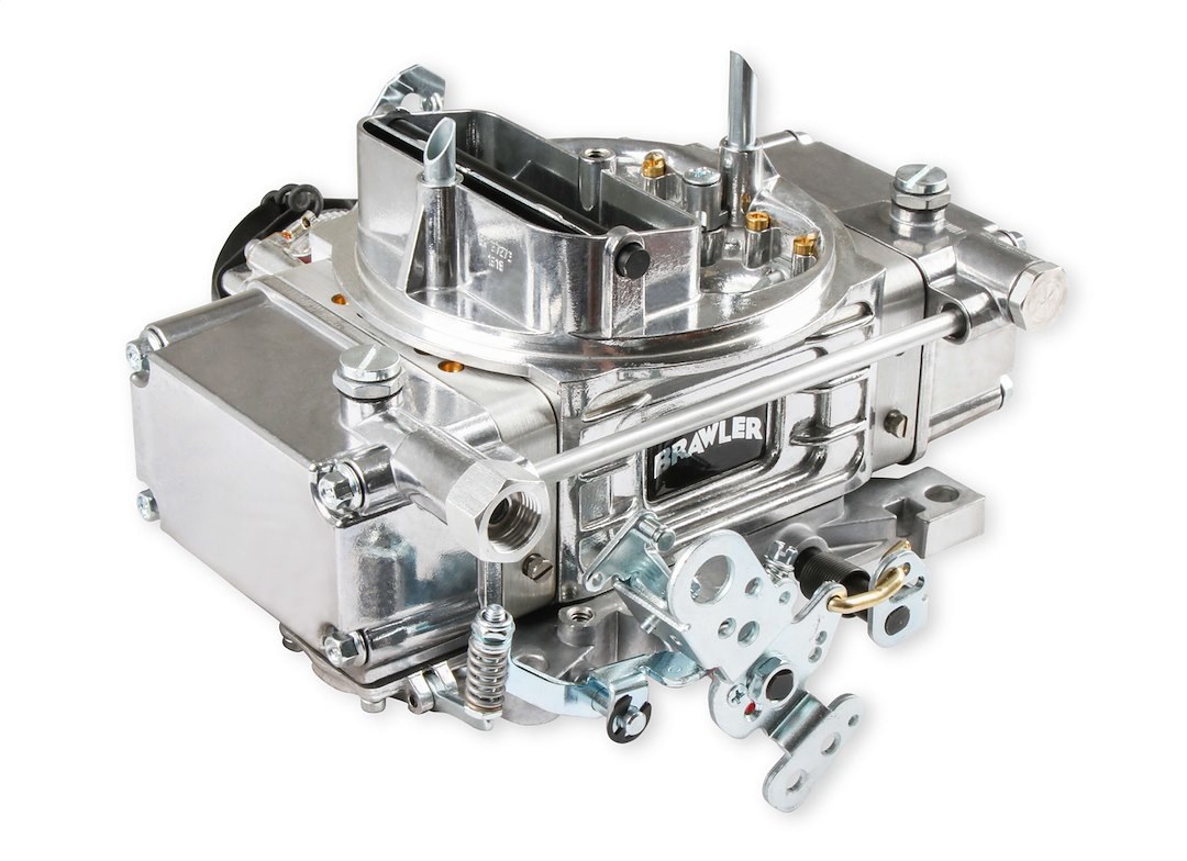 Quick Fuel Carburetor, Brawler, 4 Barrel, 650 Cubic Feet Per Minute, Electric Choke, Mechanical Secondaries, Gasoline, Shiny Finish – BR-67276
