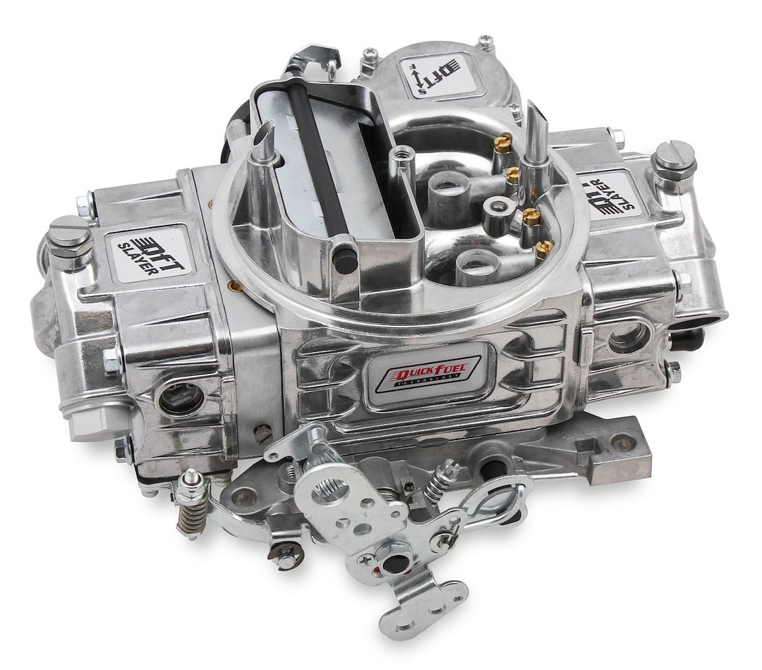 Quick Fuel Carburetor, Slayer, 4 Barrel, 750 Cfm, 4150 Flange, Electric Choke, Vacuum Secondaries, Gasoline, Polished Aluminum – SL-750-VS