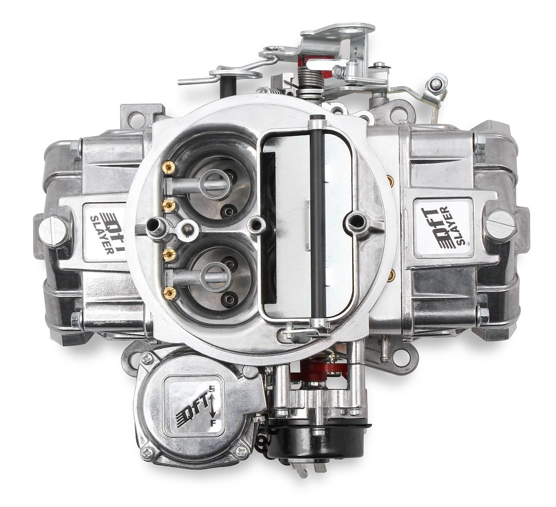Quick Fuel Carburetor, Slayer, 4 Barrel, 750 Cfm, 4150 Flange, Electric Choke, Vacuum Secondaries, Gasoline, Polished Aluminum – SL-750-VS