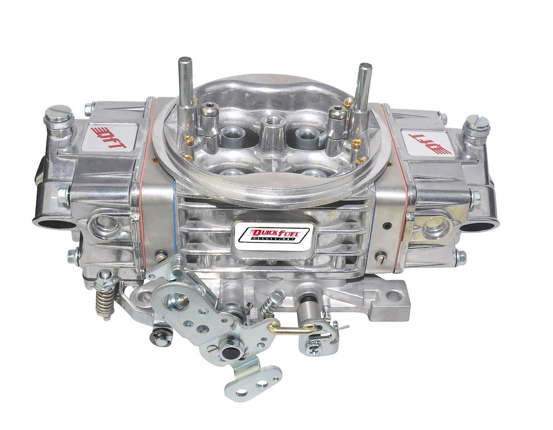 Quick Fuel Carburetor, Sq-Series, 4 Barrel, 850 Cfm, 4150 Flange, Without Choke, Mechanical Secondaries, Gasoline, Polished Aluminum – SQ-850