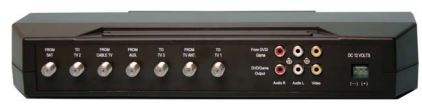 Quest Tech Audio/ Video Selector, For Use with Off-Air Hdtv/ LED Power Indicator, Antenna/ Cable/ Satellite Dish/ DVD/ Vcr – QS53E