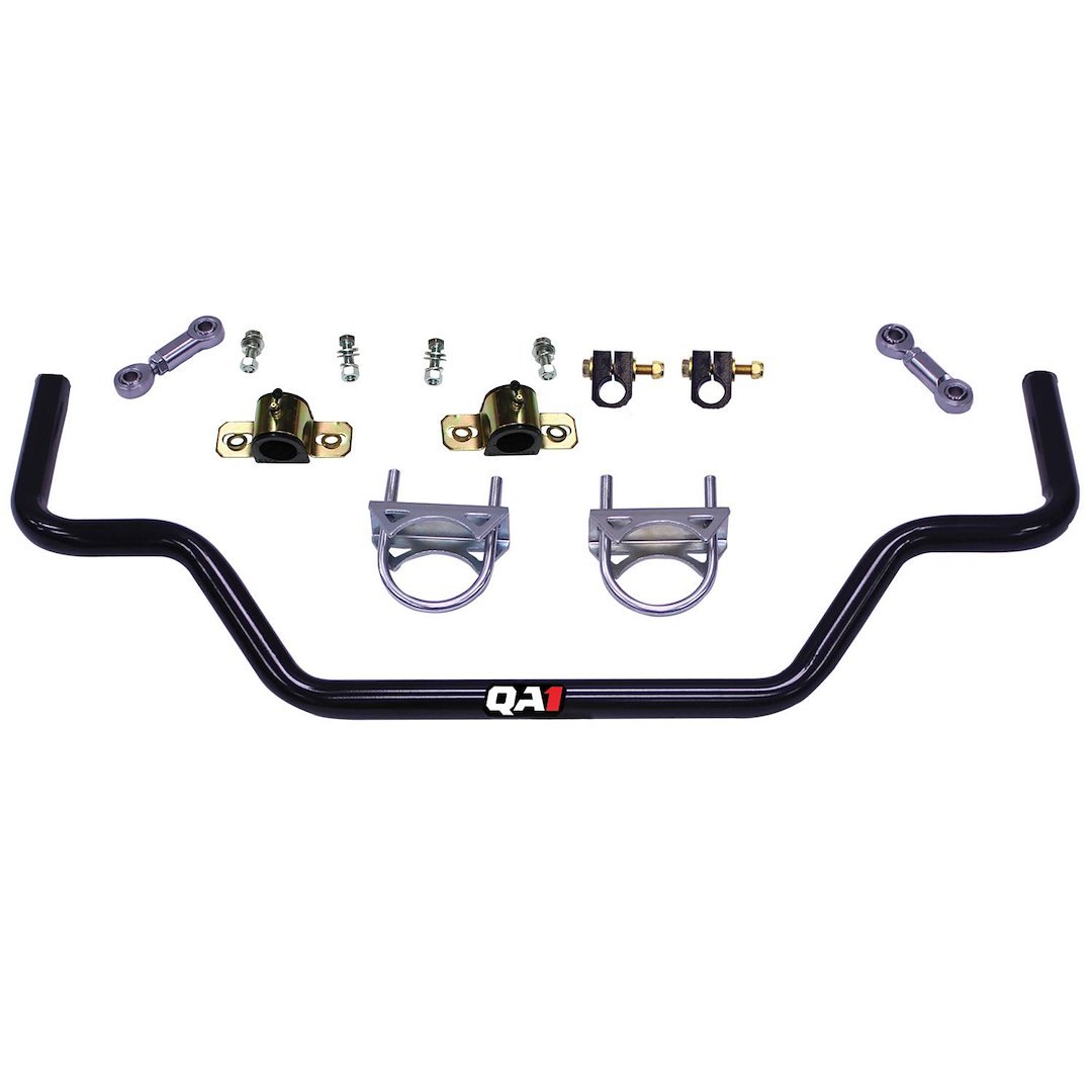 QA1 Stabilizer Bar, 7/8 Inch Diameter, Powder Coated, Black, With End Links and Hardware – 52827