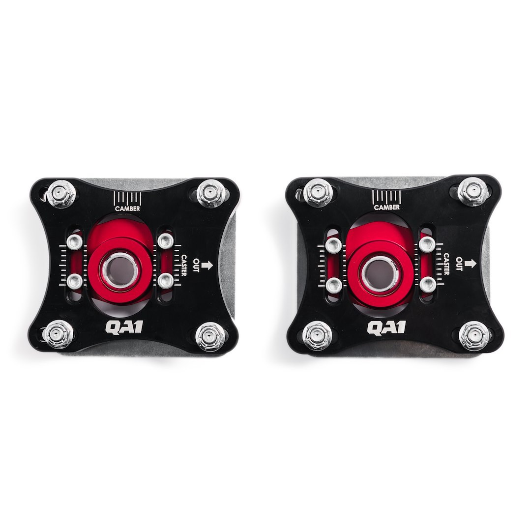 QA1 Camber Caster Plate, For Use with QA1 Proma Star Struts Only, Bolt-On, Aluminum, Set of 2, With Hardware – CC115
