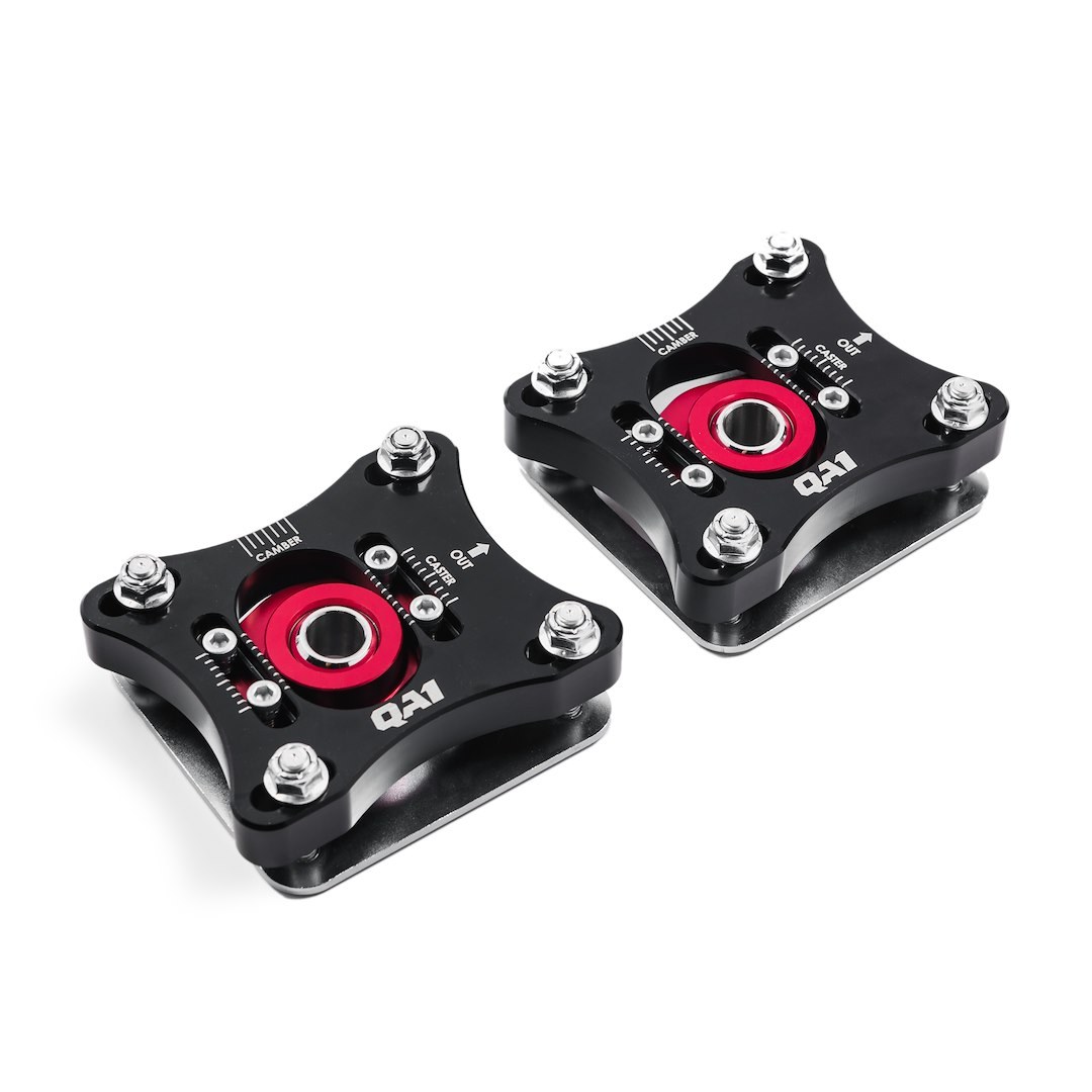 QA1 Camber Caster Plate, For Use with QA1 Proma Star Struts Only, Bolt-On, Aluminum, Set of 2, With Hardware – CC115