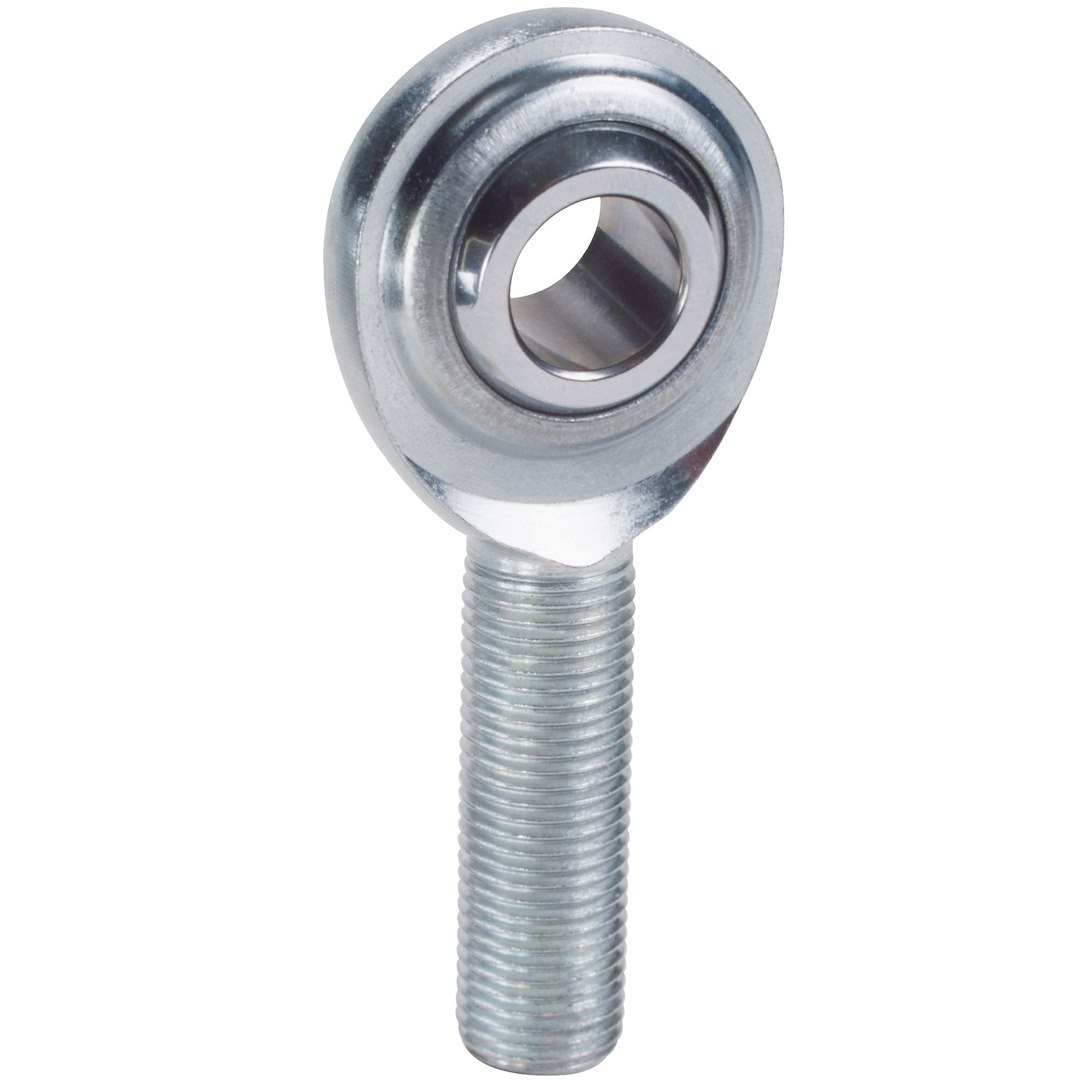QA1 Rod End, Cm Series, Rod Eye, 2 Piece Design, 3/8 Inch-24 Male Left Hand Thread, 3/8 Inch Bore Size, 0.719 Inch Diameter Ball – CML6