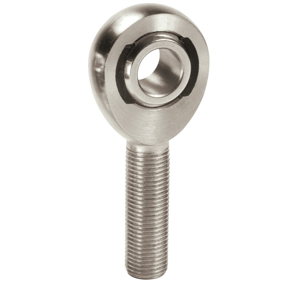 QA1 Rod End, Xm Series, Rod Eye, 3/4 Inch-16 Male Left Hand Thread, 3/4 Inch Bore Size, 1.312 Inch Diameter Ball, 28081 Pounds Load Capacity – XML12