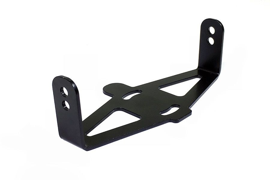 Quake LED Light Bar Mounting Kit, Hood Hinge Mount, Mounts One 8 Inch Straight Light Bar, Powder Coated, Black, Steel – QBJ899