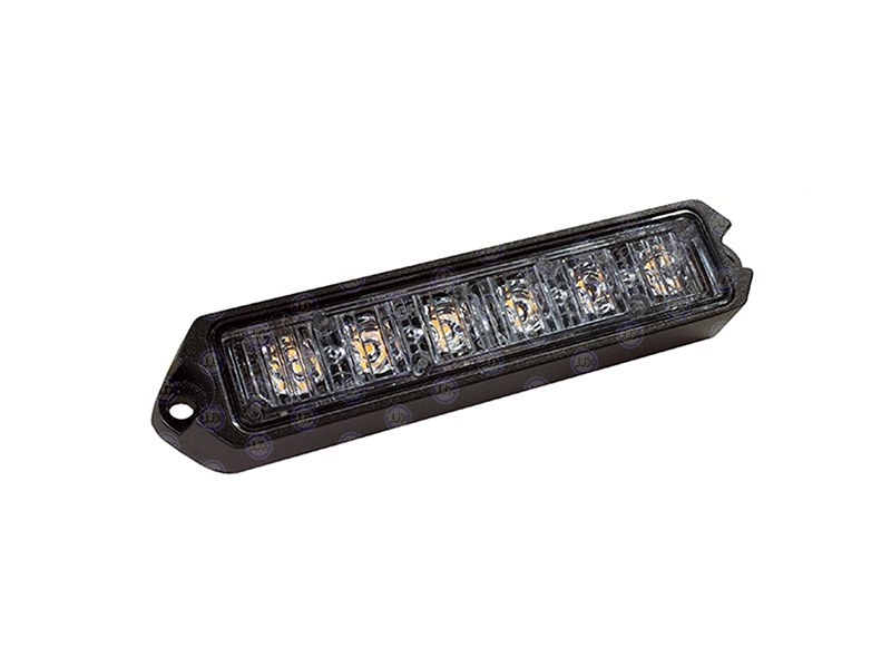 Quake LED Warning Light, Lo Pro, 4-3/4 Inch Length X 1-1/4 Inch Width X 0.43 Inch Height, Mini Bar, Bolt-On Mount, Strobe – QDLSL1137