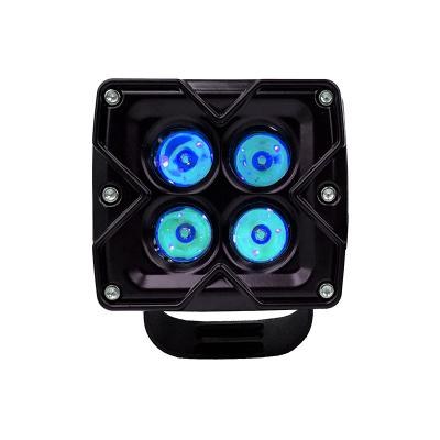 Quake LED Work Light, Seismic Series, 3 Inch Square, Pedestal Mount, 20 Watts/ 1600 Lumens, 3 Amp Draw at 12 Volts – QLB1003