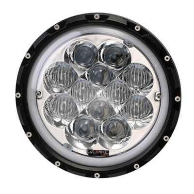 Quake LED Headlight Assembly, Spider Eye, LED Bulb, Projector Beam with Daytime Running Light and Accent Backlight, Cree LED – QTE1024