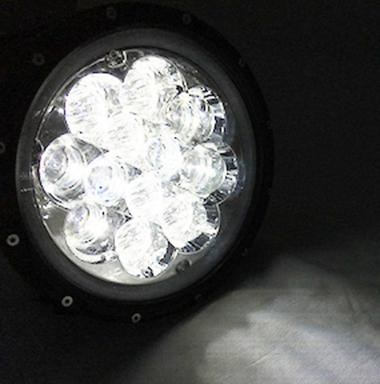Quake LED Headlight Assembly, Spider Eye, LED Bulb, Projector Beam with Daytime Running Light and Accent Backlight, Cree LED – QTE1024