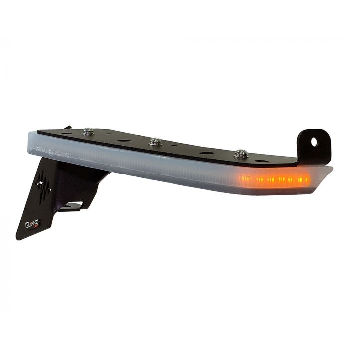 Quake LED Daytime Running Light, Tempest Series, Fender Light, Powder Coated, Clear Lens, High Power 3528 SMD 3 Watt LED, Multi-Color – QTE1179