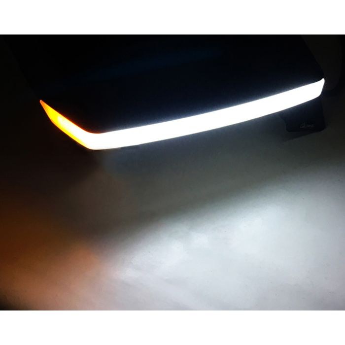 Quake LED Daytime Running Light, Tempest Series, Fender Light, Powder Coated, Clear Lens, Multi-Color, Set of 2 – QTE1180