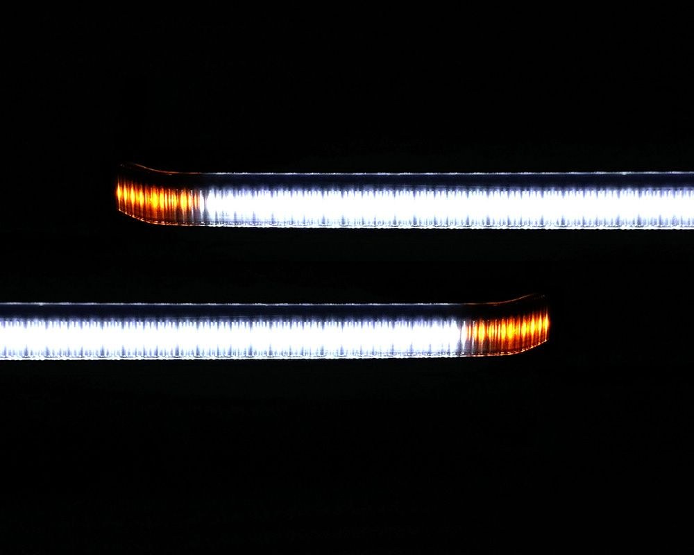Quake LED Daytime Running Light, Tempest Series, Fender Mount, Black Powder Coat, Smoked Polycarbonate Lens, High Power 3528 SMD 3 Watt LED – QTE1302