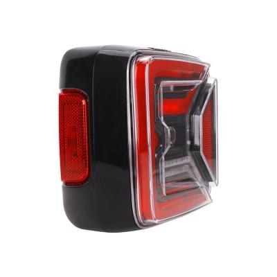Quake LED Tail Light Assembly, Tech, Clear Lens, Black Housing, Red/ White Bulbs, Set of 2 – QTE347