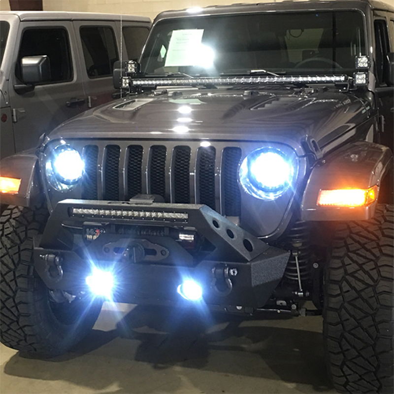 Quake LED Headlight Assembly, Tempest Series, LED Bulb, Projector Beam Headlights/ Fog Beam Fog Lights – QTE915