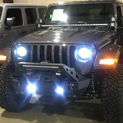 Quake LED Headlight Assembly, Tempest Series, LED Bulb – QTE968