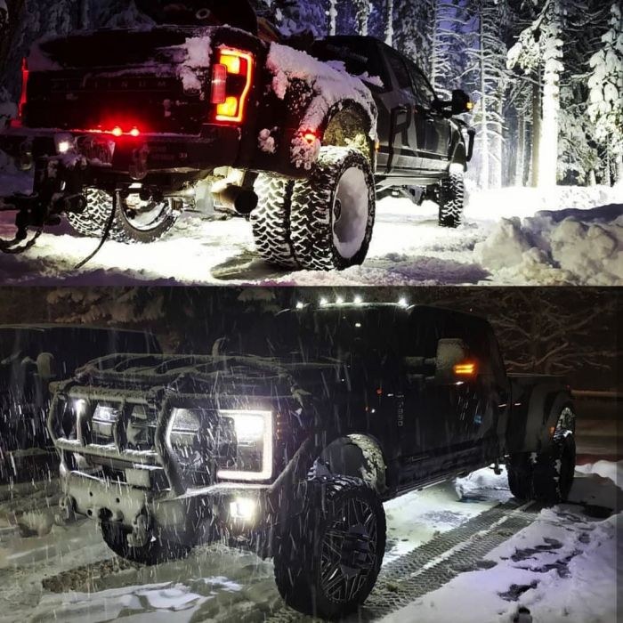 Quake LED Underbody Light Kit, Multi-Color, 4 Piece, With Bluetooth Controller/ Rgb Wires/ Vibration Pads/ Hardware – QTL1035