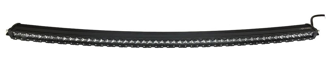 Quake LED Light Bar, Monolith Arc Series, 51-1/4 Inch Length, Cree Bulb, 250 Watt/ 20.8 Amp Draw, 30 Degree Super Spot Beam, 21000 Lumens – QUMA589